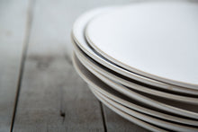 Wonki Ware Dinner Plates 28cm - Plain White - Set of 4