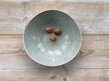Wonki Ware Medium Salad Bowl Patterned - Duck Egg