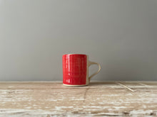 Wonki Ware Espresso Mug Red