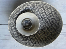 Wonki Ware Large Pebble Salad Bowl - Charcoal