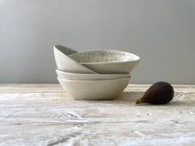 Breakfast Bowls - Set of 4 - Patterned Duck Egg