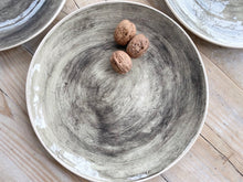 Wonki Ware Dinner Plates 28cm - Plain Charcoal Wash - Set of 4