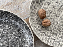 Wonki Ware Dinner Plates 28cm - Patterned Charcoal - Set of 4