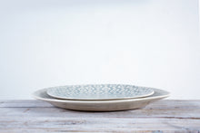 Wonki Ware 16 Piece Dinner Service Patterned Duck Egg