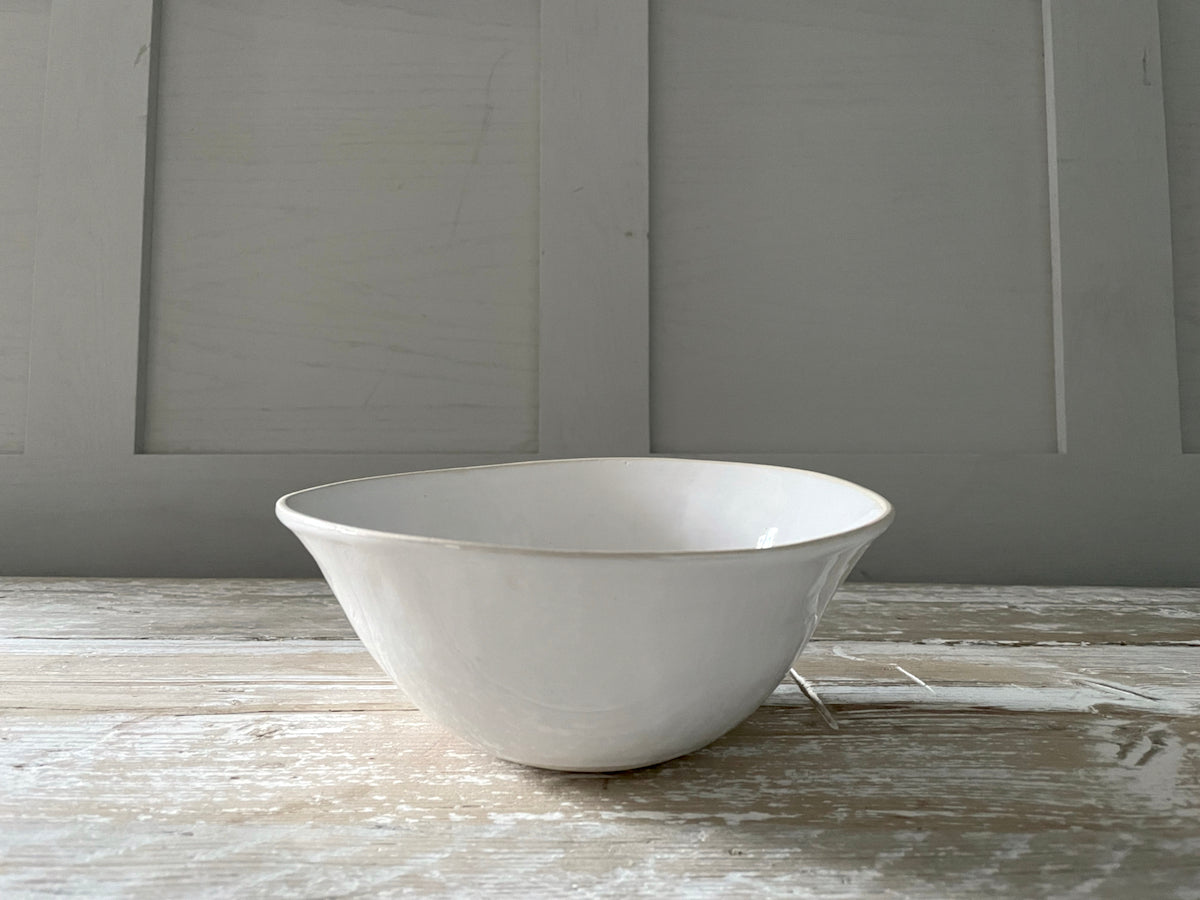 Deep Pasta Bowl White Wonki Ware UK