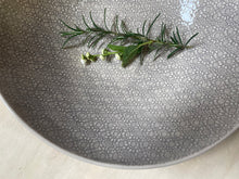 Wonki Ware Medium Salad Bowl Patterned - Warm Grey