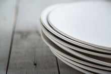 Wonki Ware Dinner Plates Large 31cm - Plain White - Set of 4