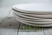 Wonki Ware Dinner Plates 28cm - Plain White - Set of 4