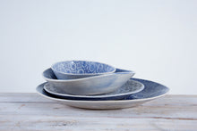 16 Piece Dinner Set - Blue Patterned