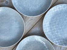 Wonki Ware Dinner Plates 28cm - Patterned Duck Egg - Set of 4